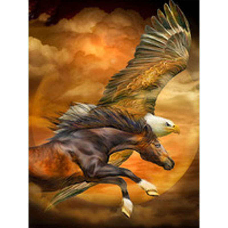 The Race - Horse and Eagle