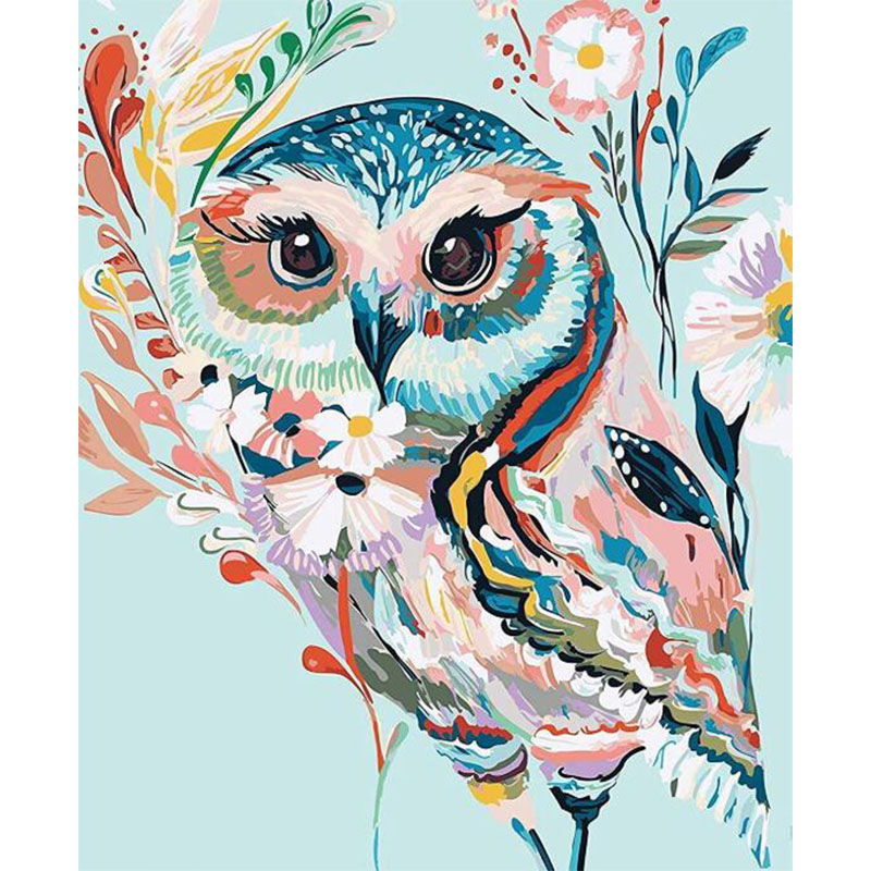 Mosaic Art of an Owl