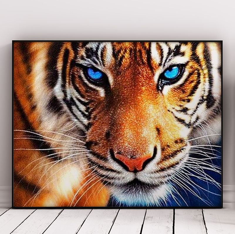 Tiger with Blue Eye