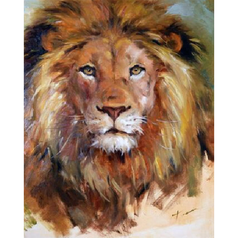 The amazing Lion Painting