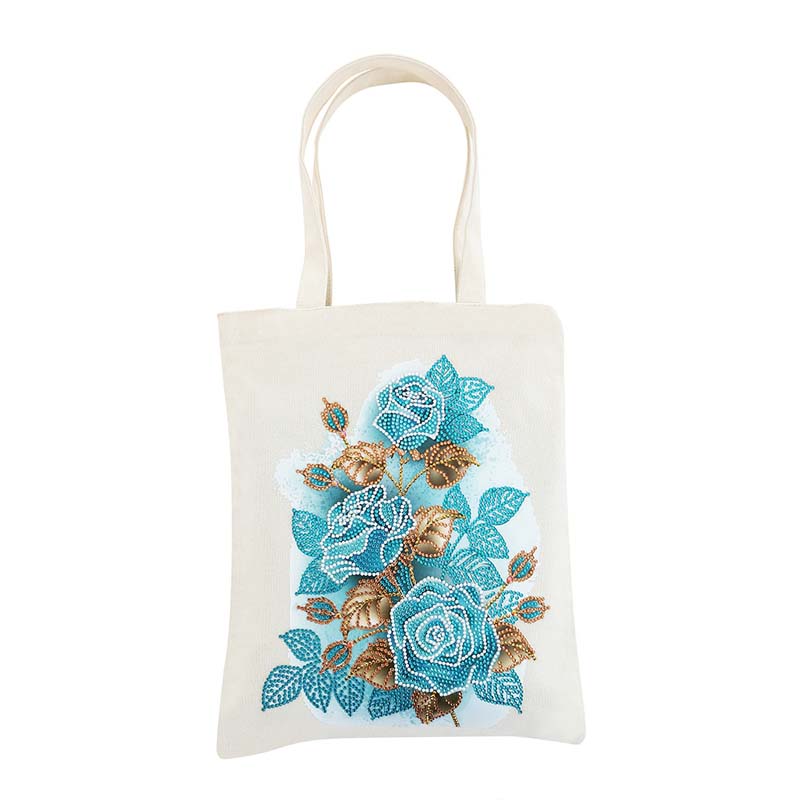 The Blue Rose - Diamond Painting Bag