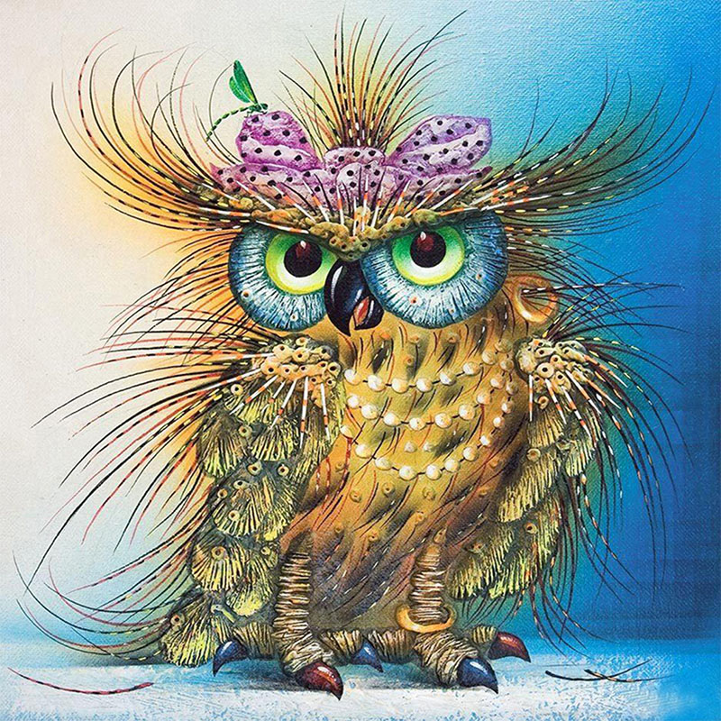 Beautiful Abstract Owl