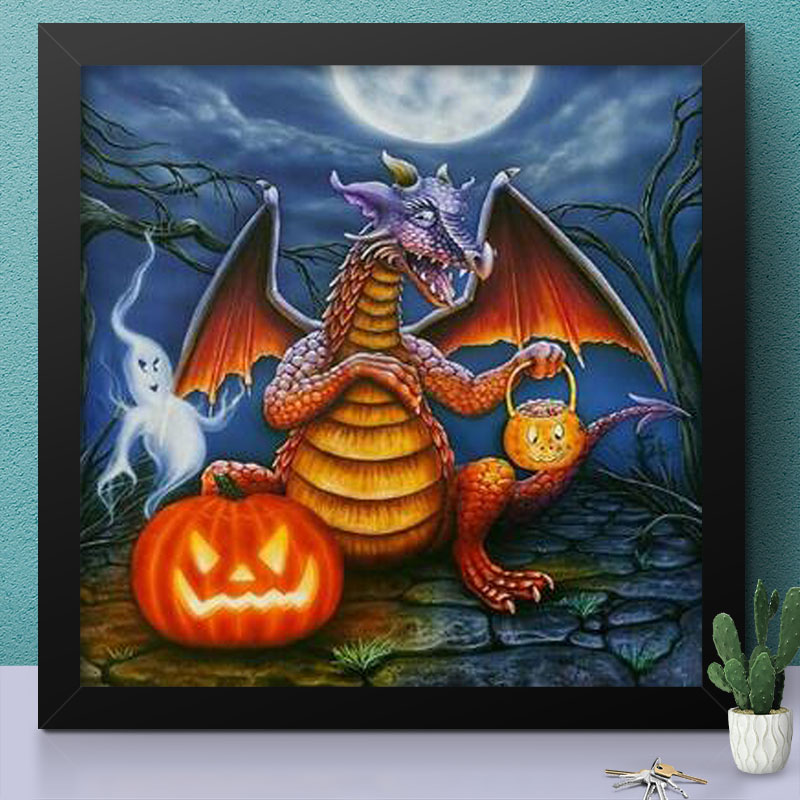 Dragon And Pumpkin