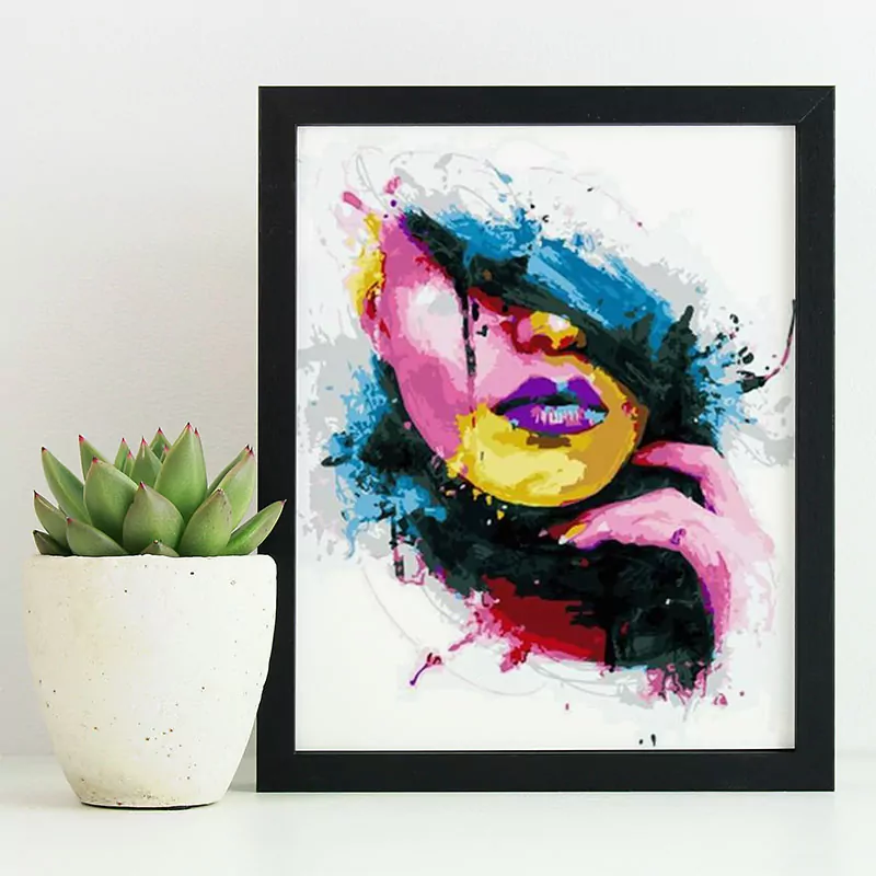 Beauty with Splash Color