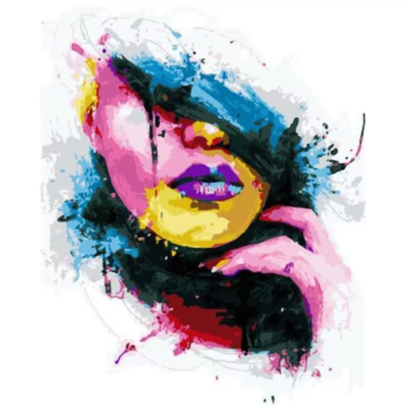 Beauty with Splash Color