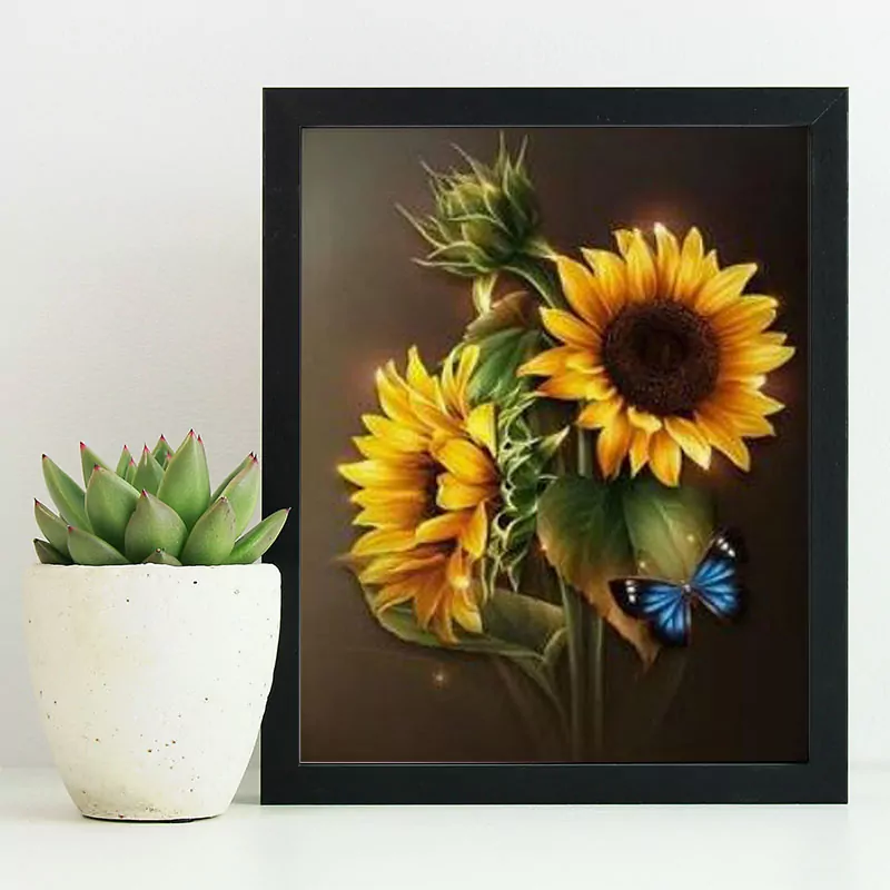 Yellow Flowers and Green Leaves