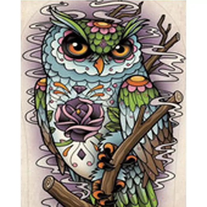 Abstract Owl Family