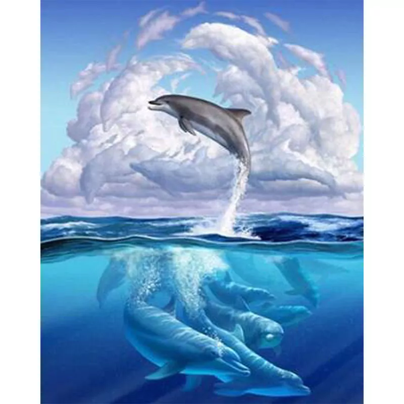 Flying in the Clouds - Whale