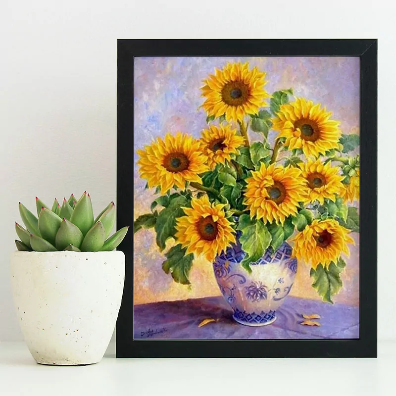 Yellow Flowers in a Vase