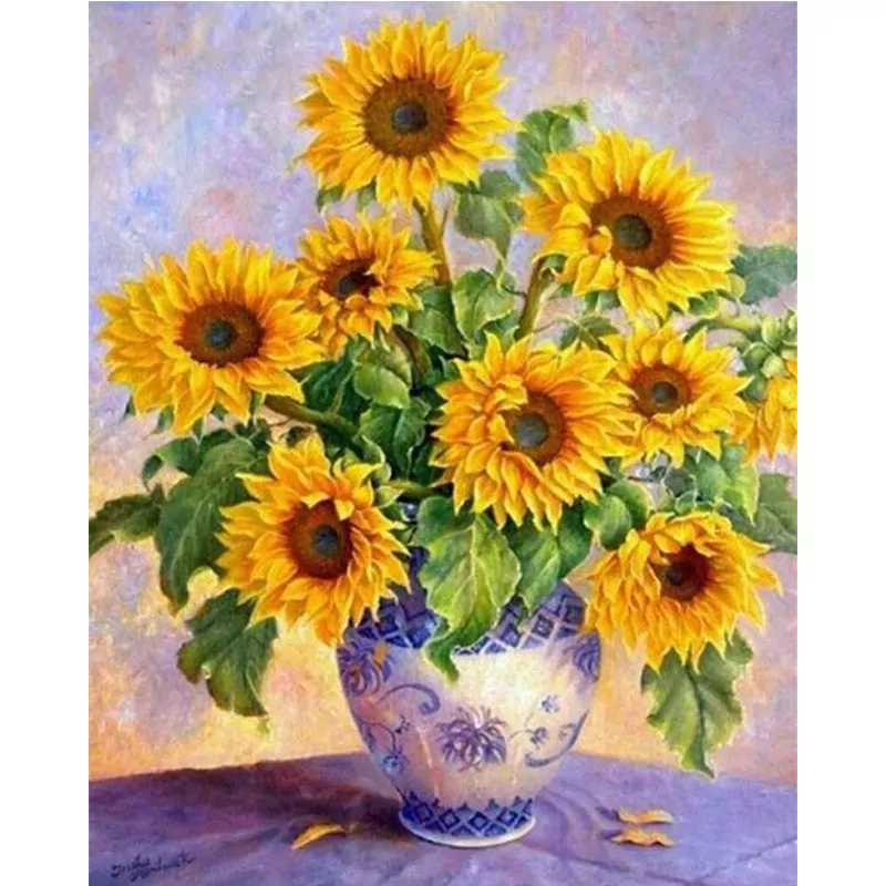 Yellow Flowers in a Vase