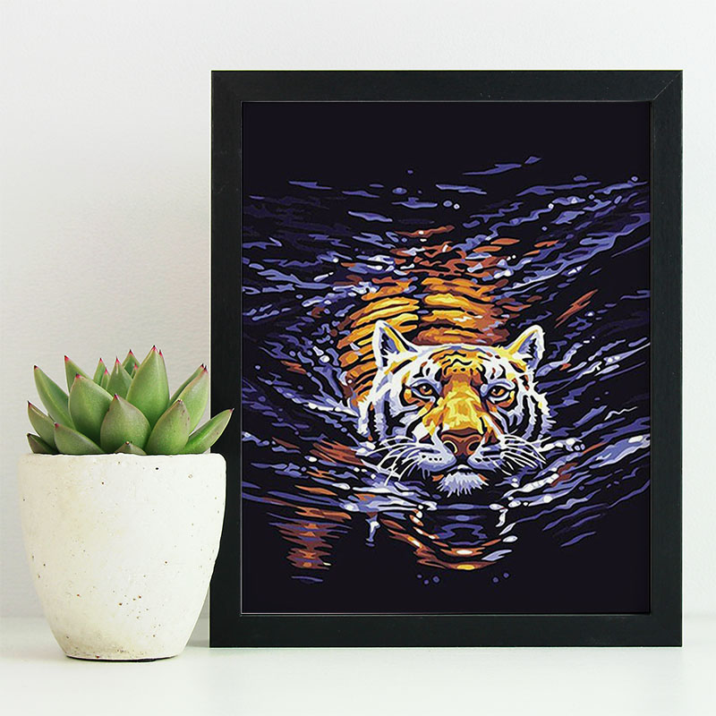Tiger in the River