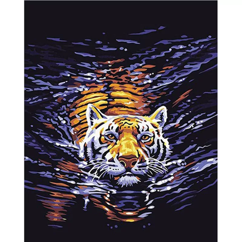 Tiger in the River