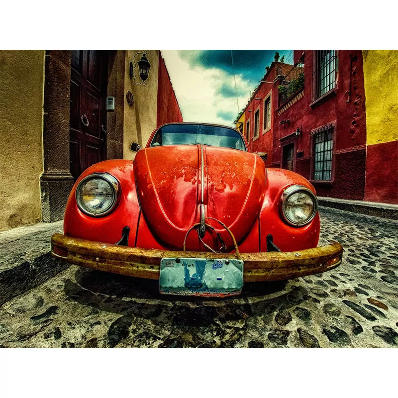 Vintage Car in The City