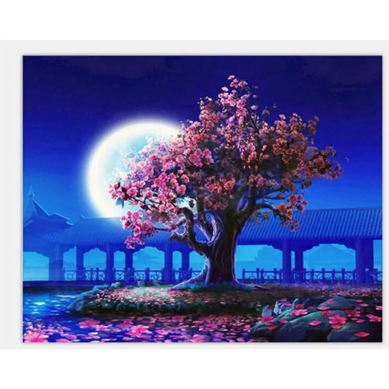 Tree And Moon