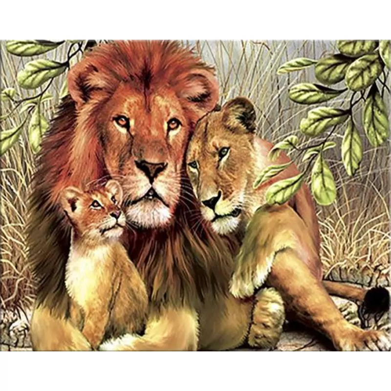 Lion And Cubs