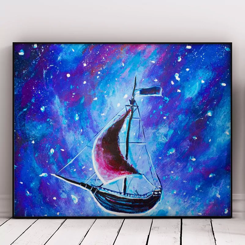 Abstract Flying Boat