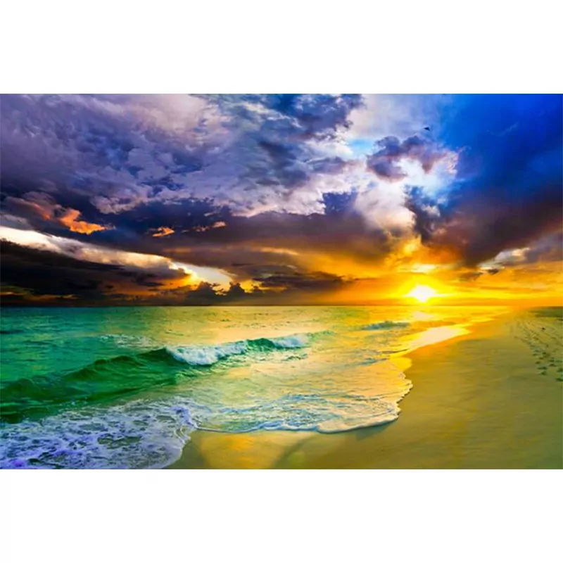 Sunset and Cloudy Weather