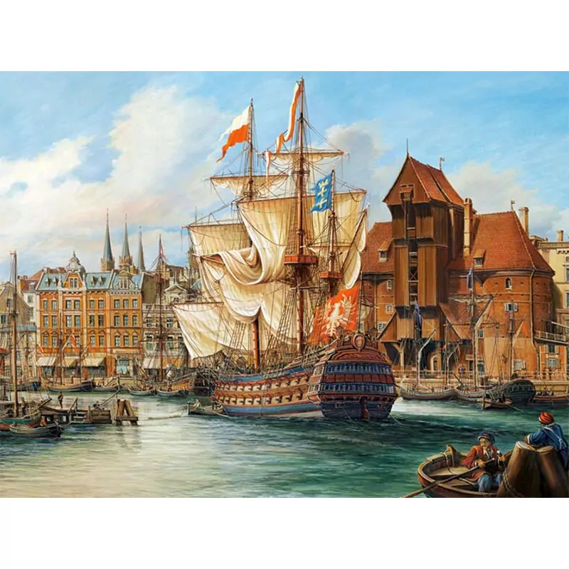 Boat Near City