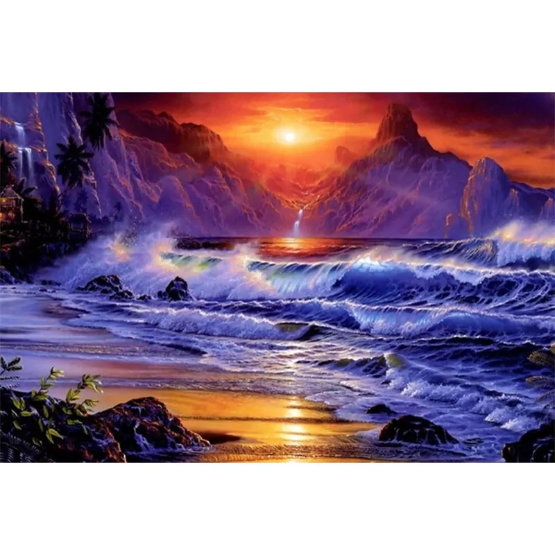 Mountain And Sunset