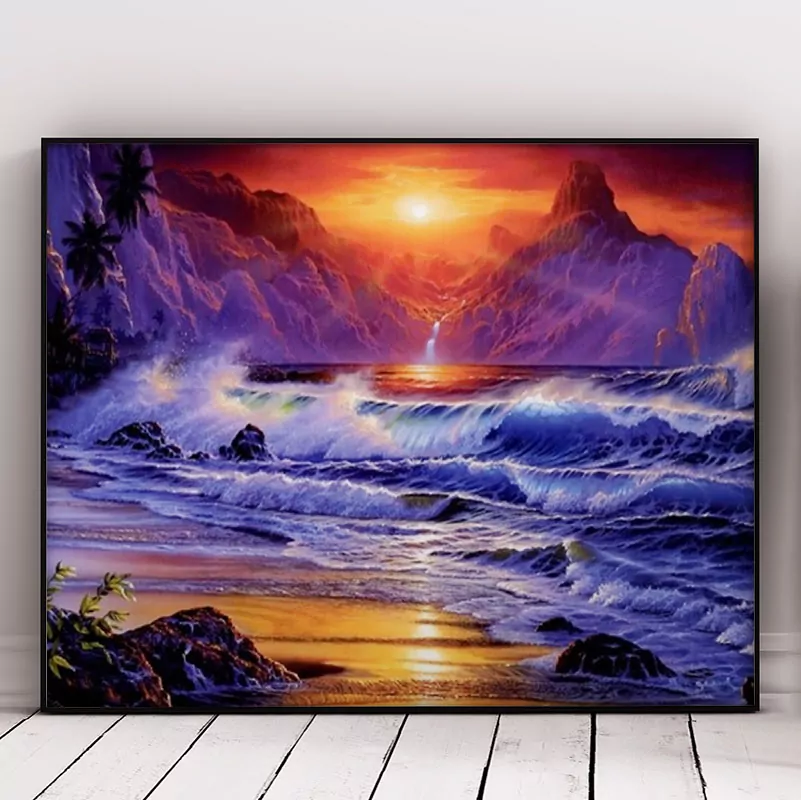 Mountain And Sunset