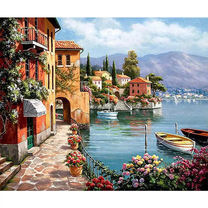 Beautiful City And Canal