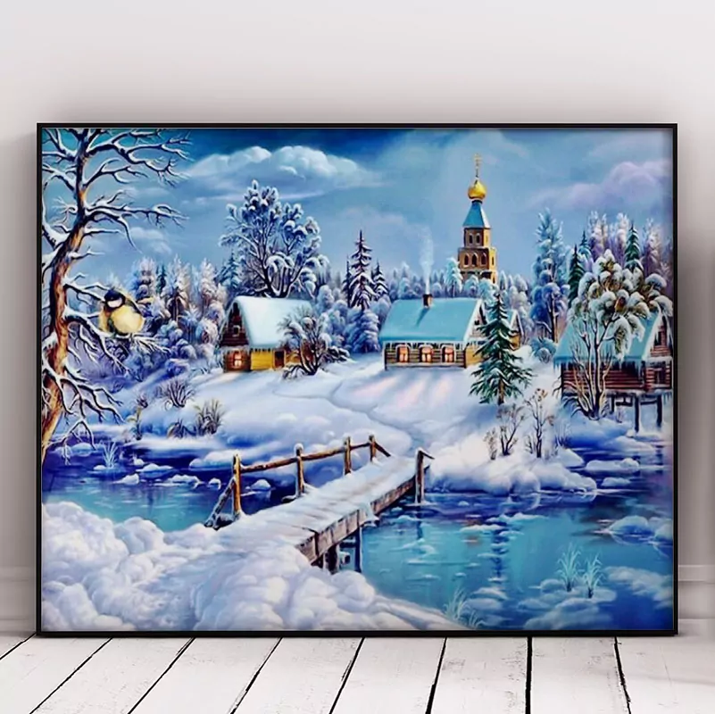 Frozen House and the River