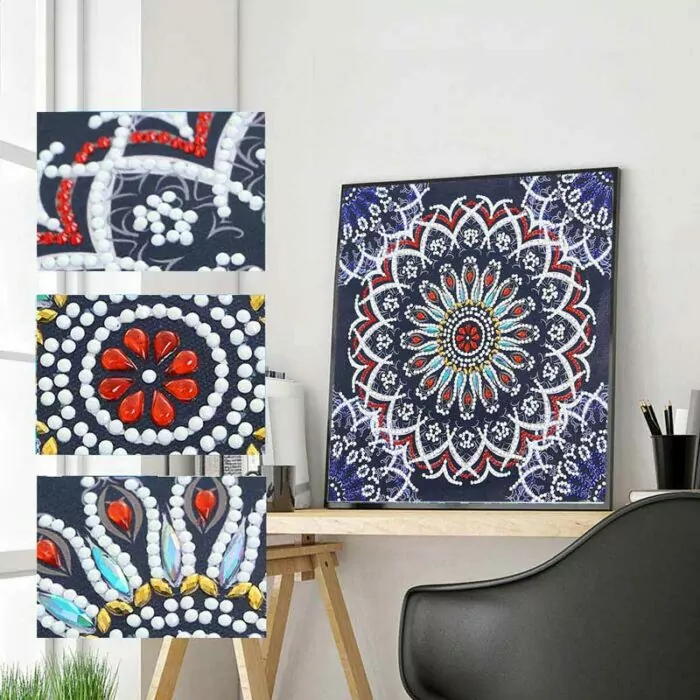 Mandala Kunst - Gloed in de Nacht - Afbeelding 5