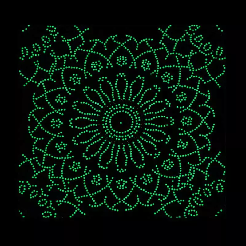 Mandala Kunst - Gloed in de Nacht - Afbeelding 2