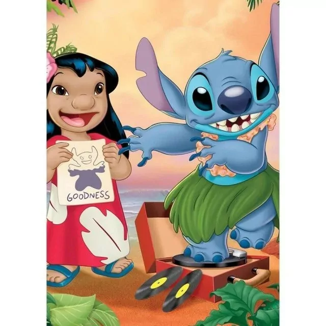 Stitch and Lilo Having Fun