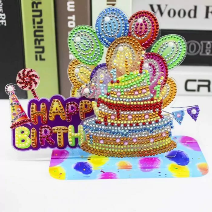 Gelukkige Verjaardag - 3D Diamantschilderij - Afbeelding 6