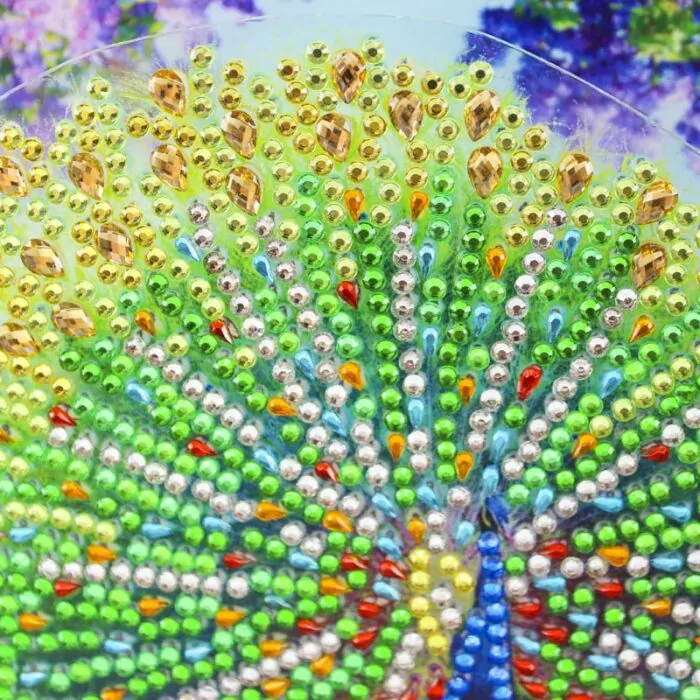 Dansende Pauw - 3D Diamantschildering - Afbeelding 4
