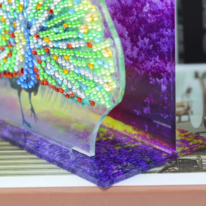 Dansende Pauw - 3D Diamantschildering - Afbeelding 2