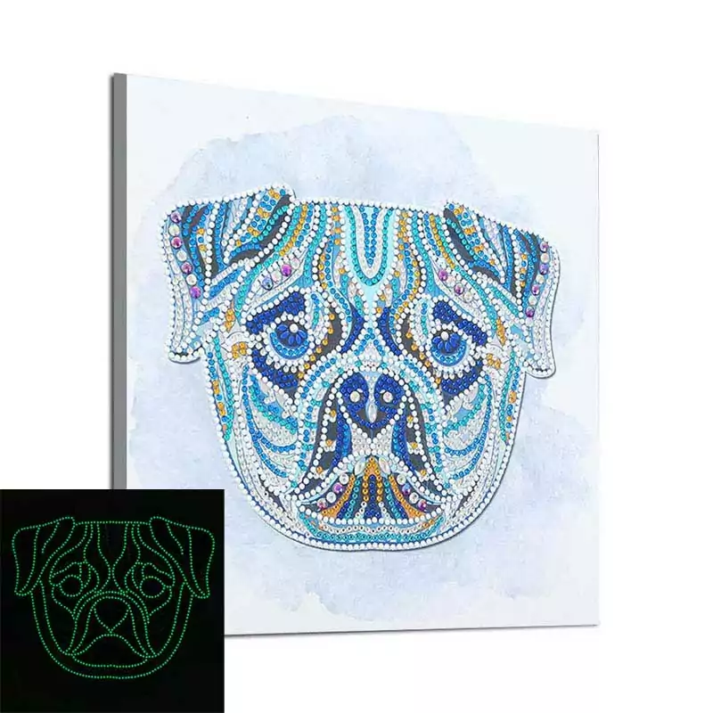 Glowing Diamond painting Nigh