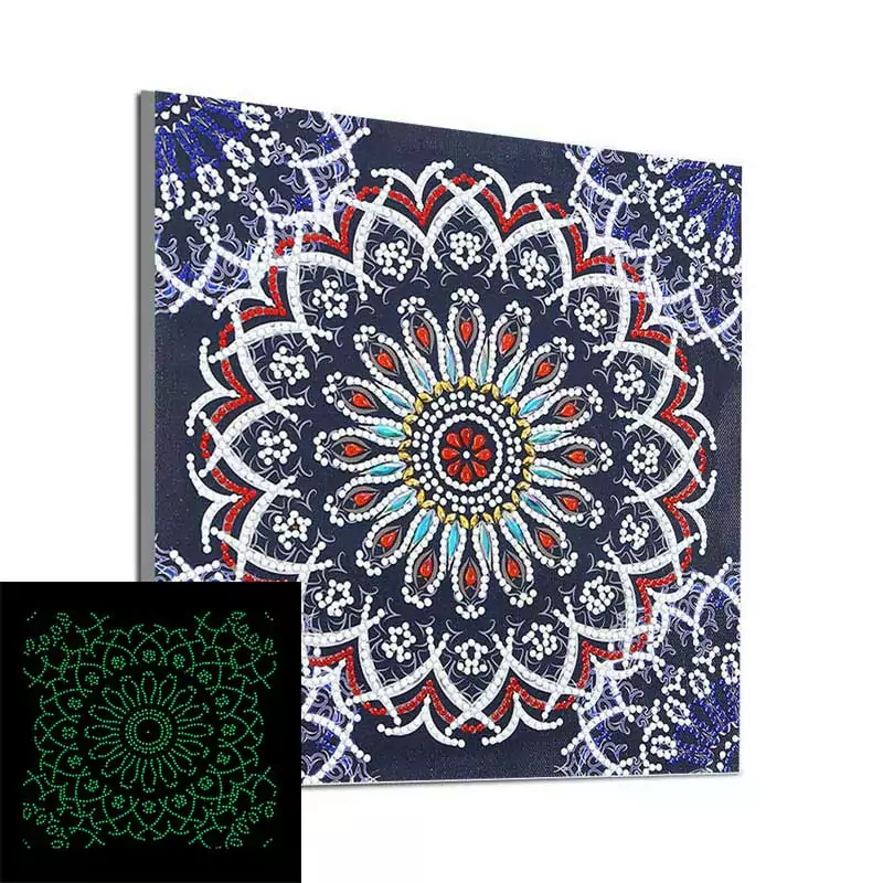 Mandala Art - Glow in the Night