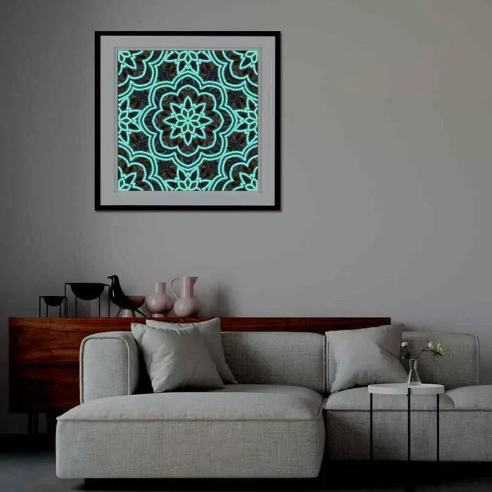 Prachtige Mandala kunst - Glow in Dark - Afbeelding 6