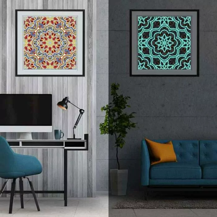 Prachtige Mandala kunst - Glow in Dark - Afbeelding 7