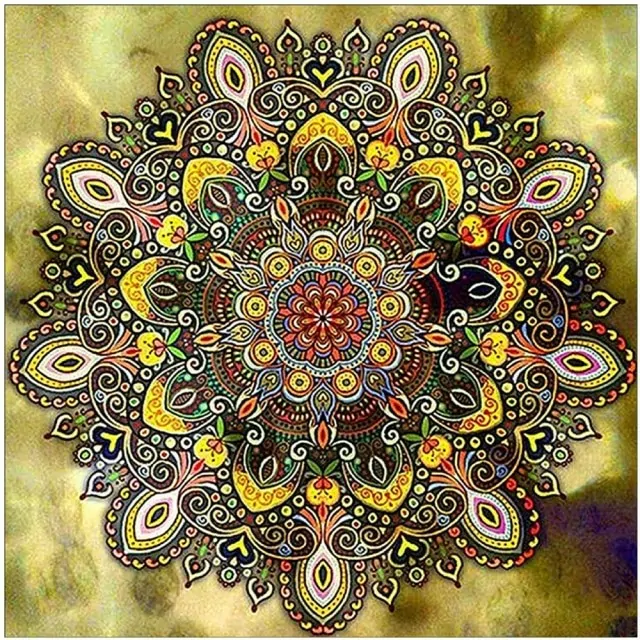 Mandala Art - Yellow