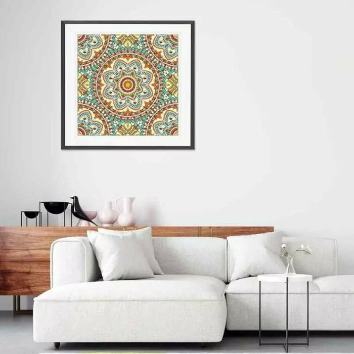 Gloeiende Mandala Kunst Diamant Schilderij - Afbeelding 5