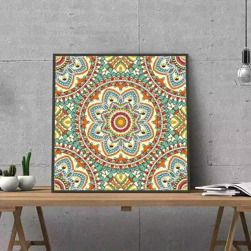 Mandala Art Glowing