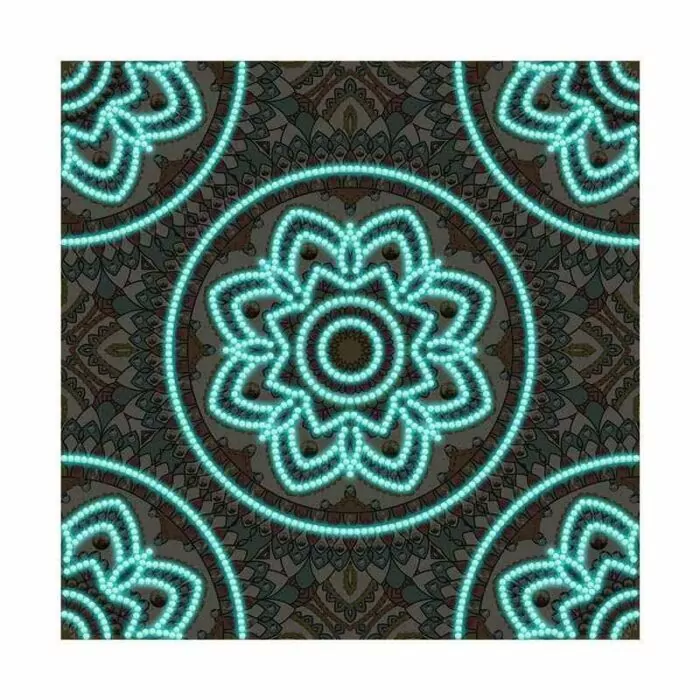Gloeiende Mandala Kunst Diamant Schilderij - Afbeelding 3