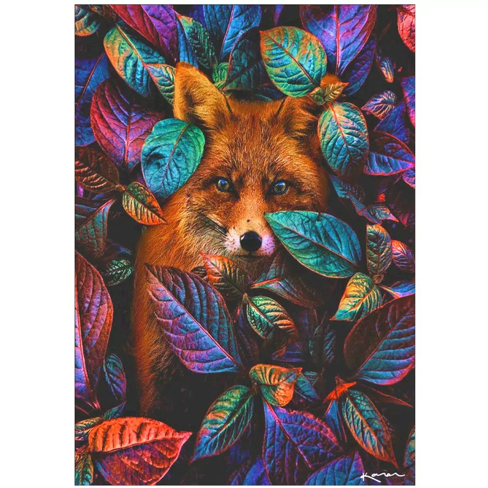 Fox and the Leaves