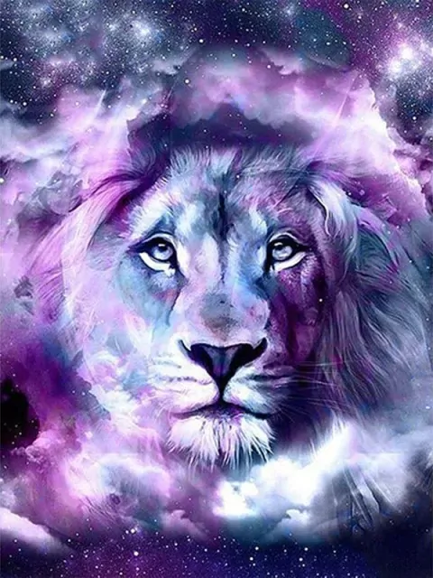 The Amazing Lion Diamond Art