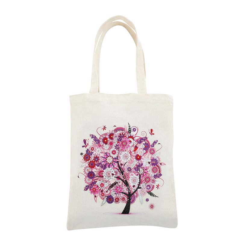 Pink Tree - Diamond Art Bag