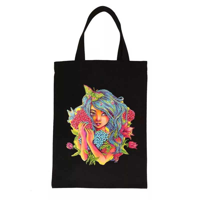 Cute Girl - Diamond Painting Bag