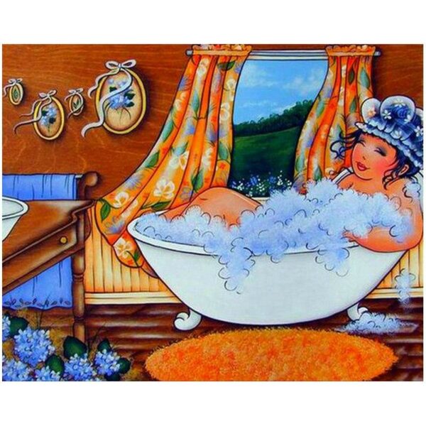 Fat lady in the bathtub