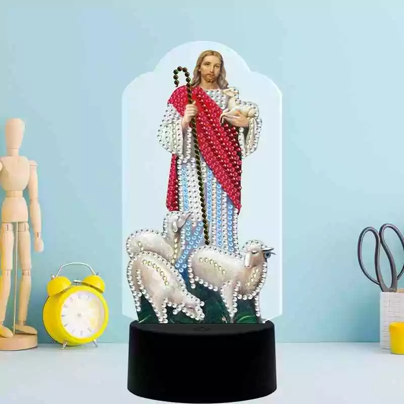 Jesus - Diamond Painting Lamp