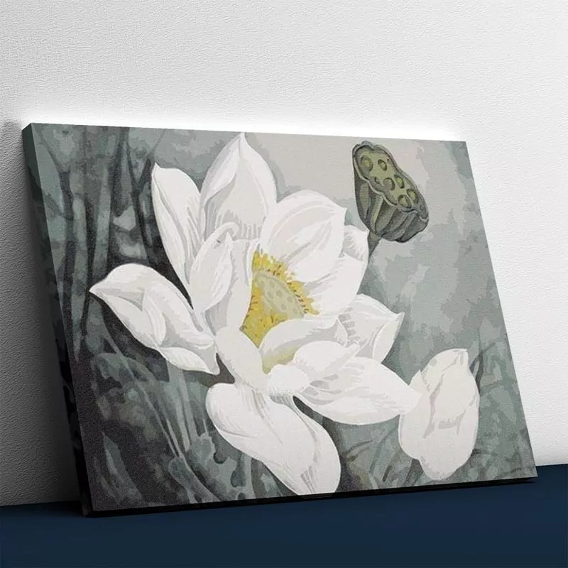 Een verbazingwekkende witte bloem