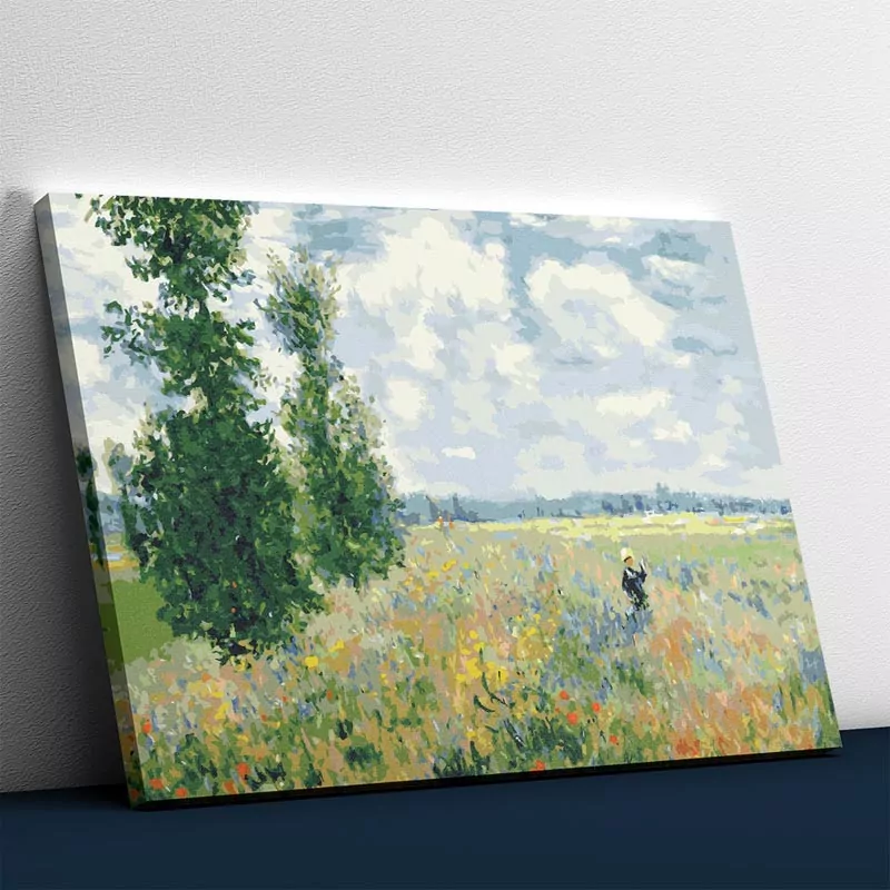 Werken in de bloemenvelden