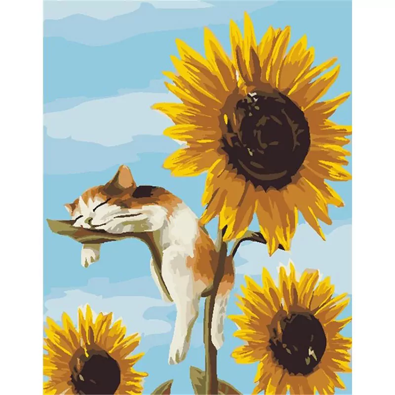 Slapende kat - Afbeelding 2