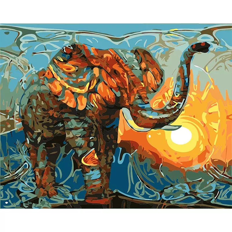 De abstracte olifant - Afbeelding 2